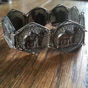 Silver 925 filigree Egyptian camel bracelet